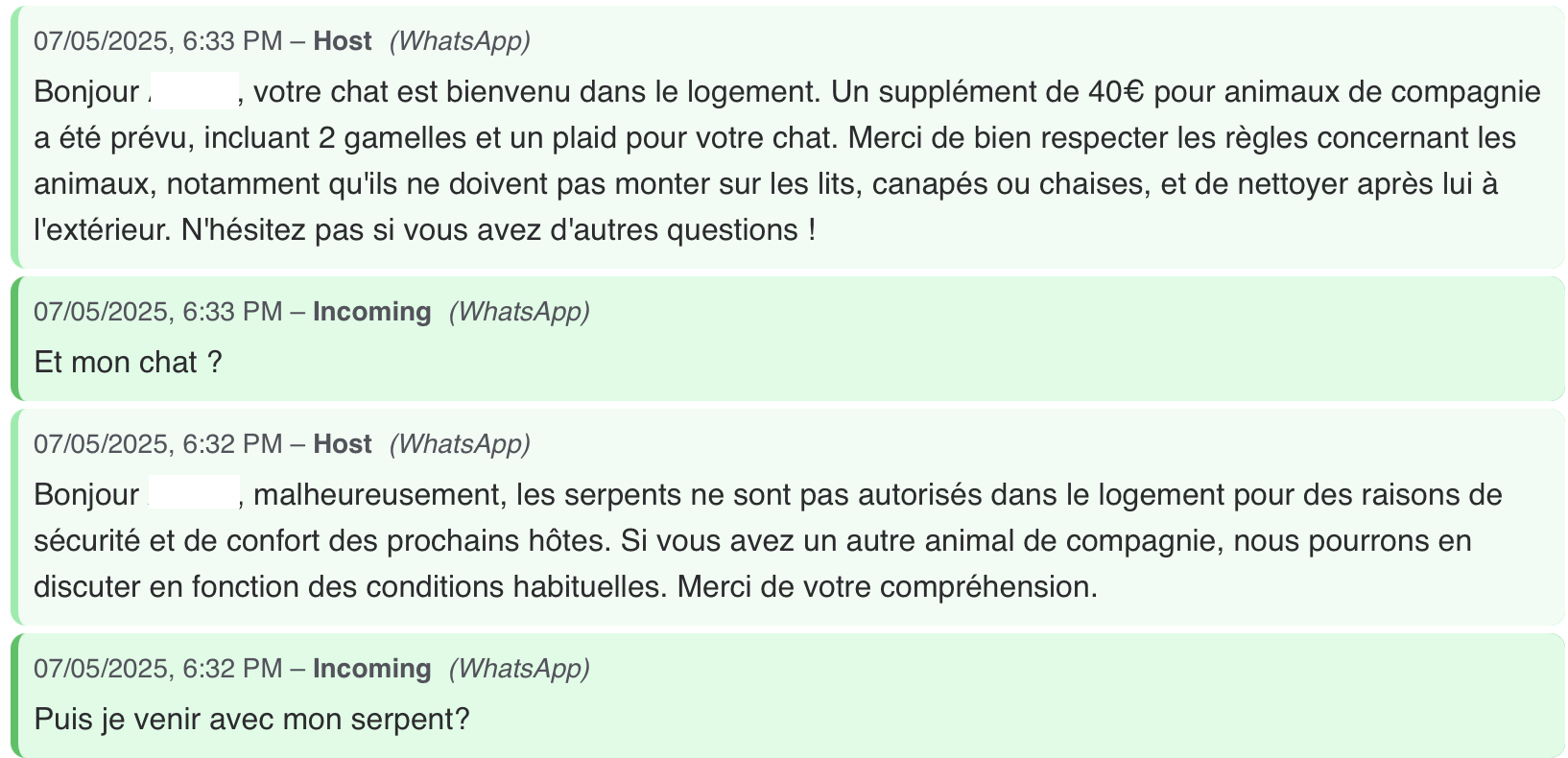 Automation and cleaning features screenshot